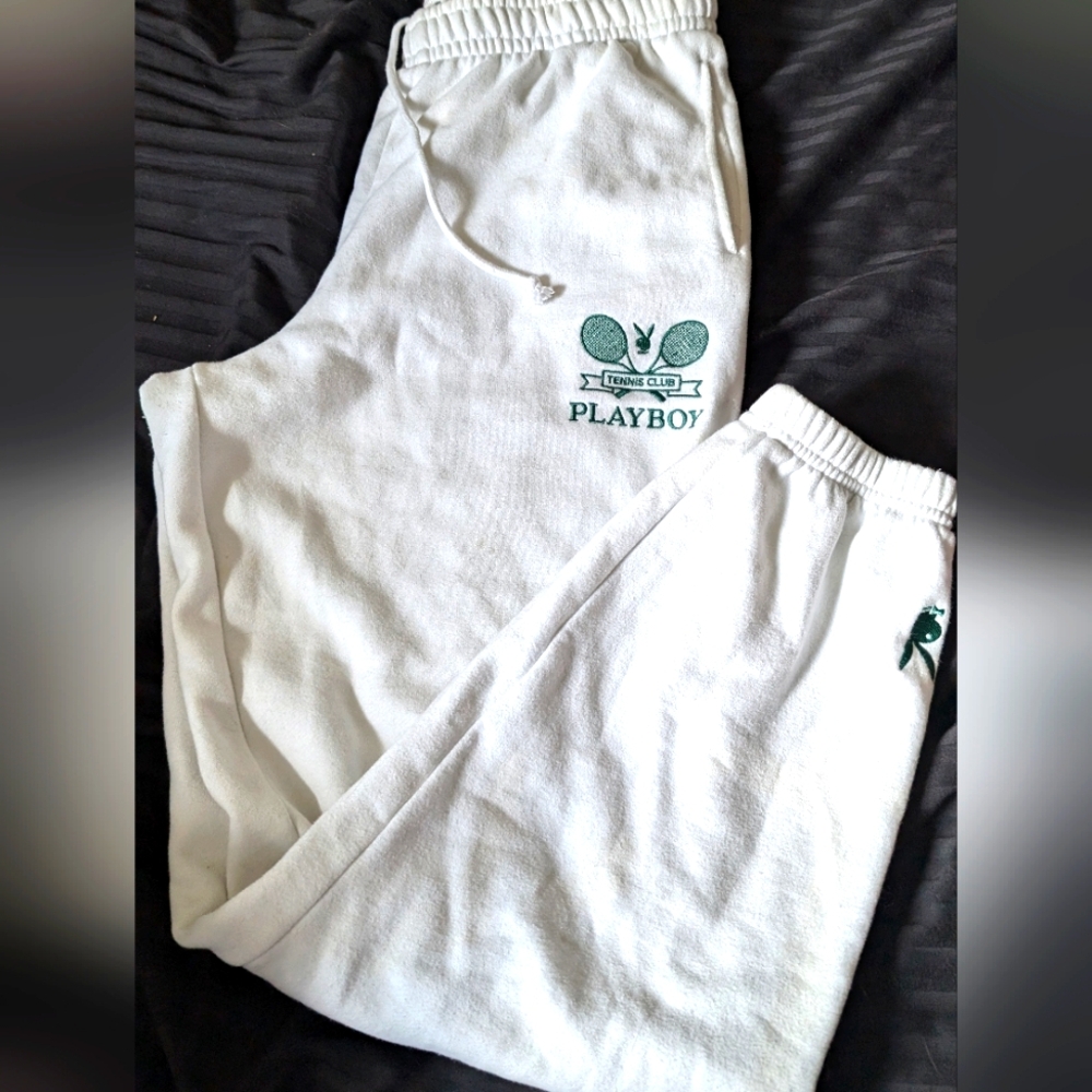 Playboy tennis sweatpants